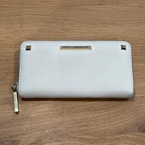 Rebecca Minkoff cream wallet